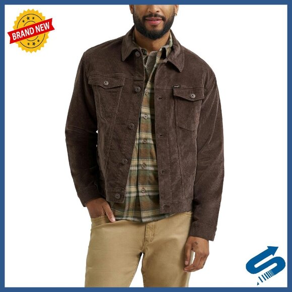 Other - Men's Corduroy Trucker Jacket Regular Fit 100% Cotton 4-Pocket Styling
